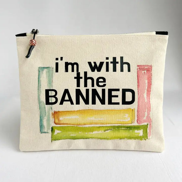 Pretty Clever Words - Canvas Zipped Bags