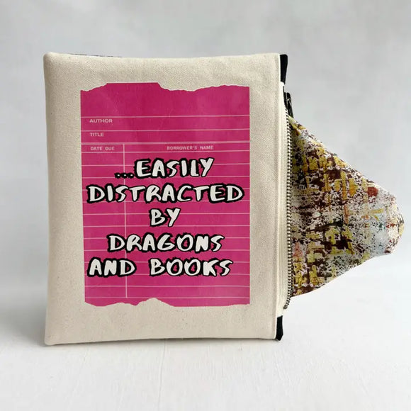 Pretty Clever Words - Canvas Zipped Bags
