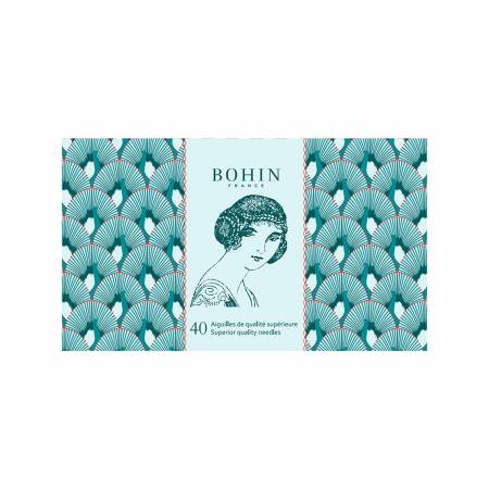 Bohin Sewing Needle Book 40pc Blue Solange