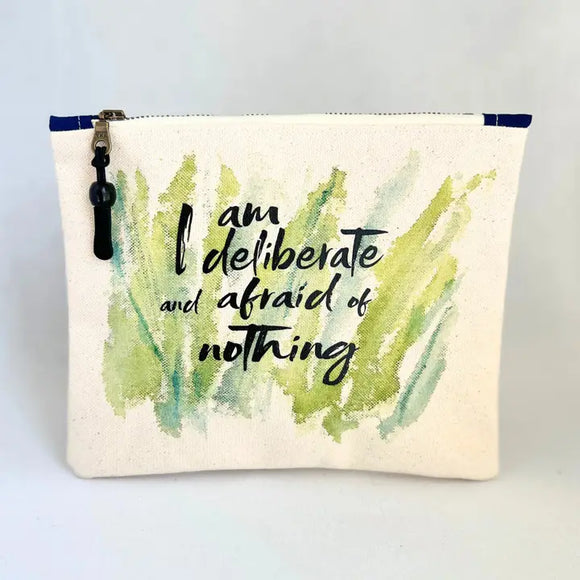 Pretty Clever Words - Canvas Zipped Bags