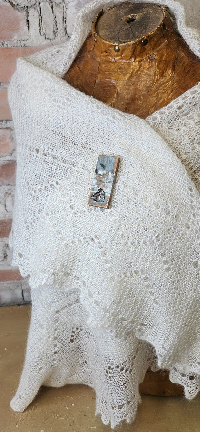 Magnetic Shawl Pin One of a Kind- Rectangle 3