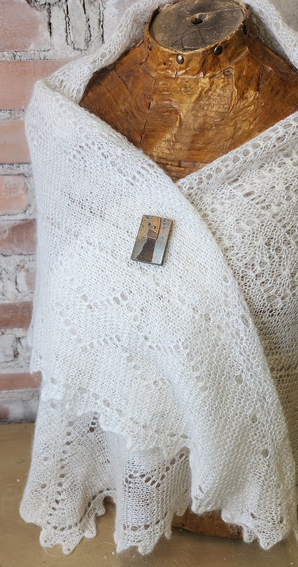 Magnetic Shawl Pin One of a Kind- Square 23