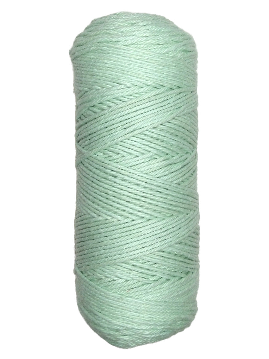 A photo of a skein of aquamarine Coastal Cotton Cotton Yarn
