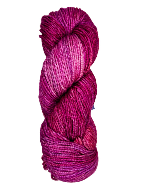 Pink skein of yarn