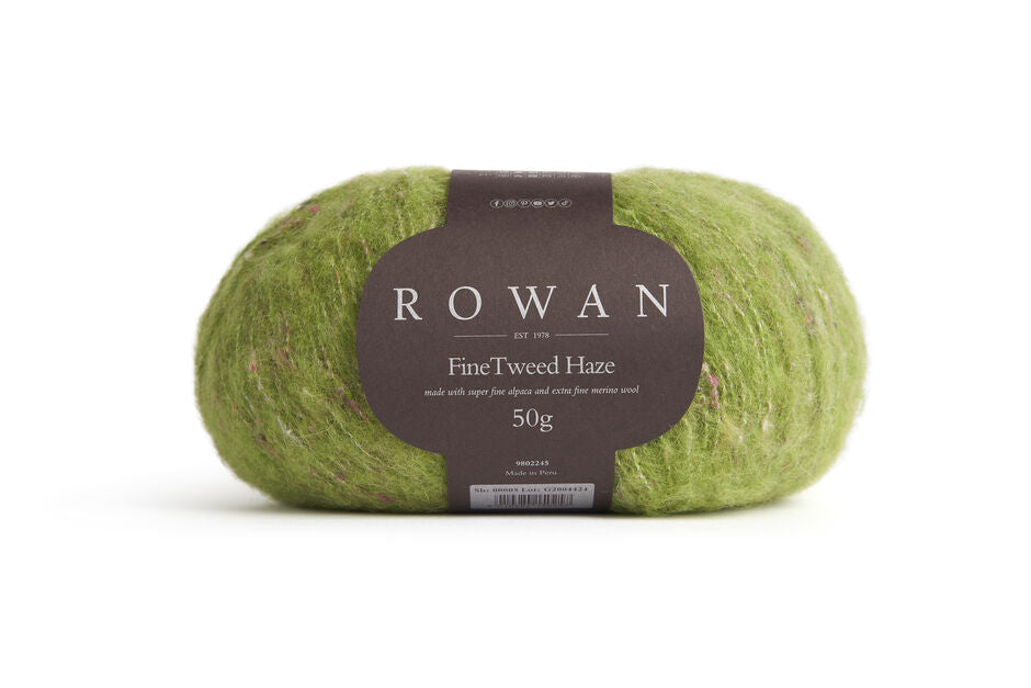 Rowan Fine Tweed Haze yarn color light green