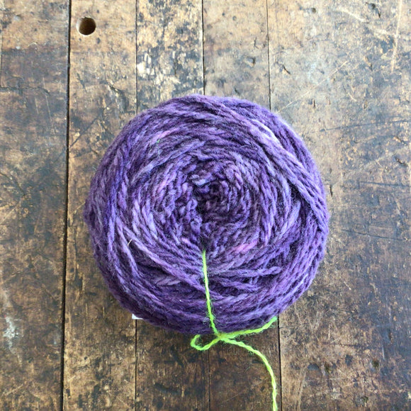 Tronstad Ranch Rambouillet 2 Ply Worsted Weight Yarn-Eggplant