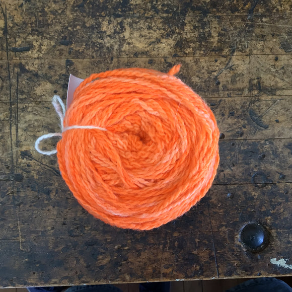Tronstad Ranch Rambouillet 2 Ply Worsted Weight Yarn - Canteloupe