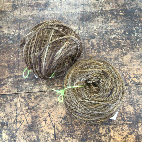 Tronstad Ranch Rambouillet Blend 2 Ply Yarn Worsted Weight Hand Painted