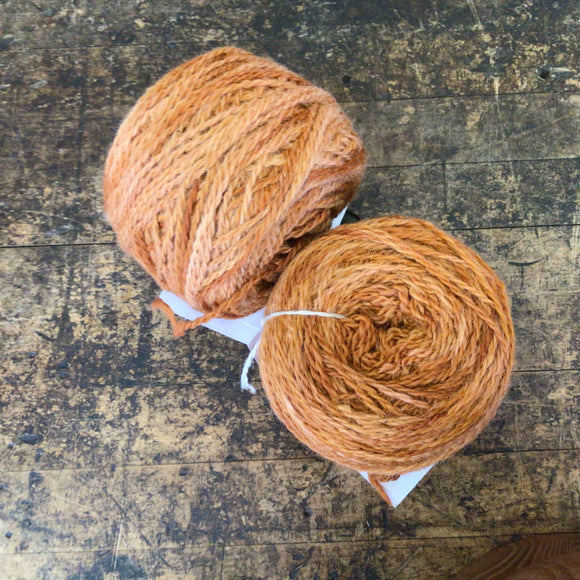 Tronstad Ranch Rambouillet Blend 2 Ply Yarn Worsted Weight Hand Painted