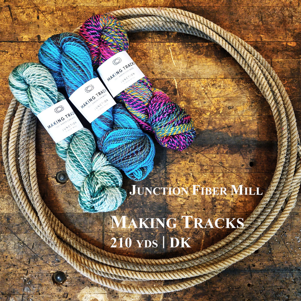 Junction Fiber Mill Making Tracks Cowgirl Yarn