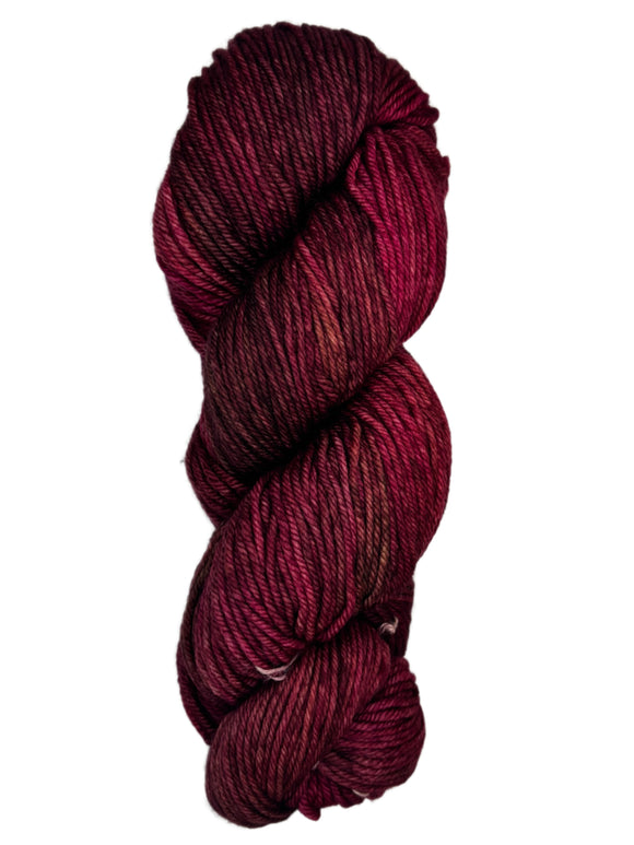 Red skein of yarn