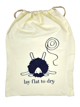 Knitbaahpurl Small Project Bag lay flat to dry