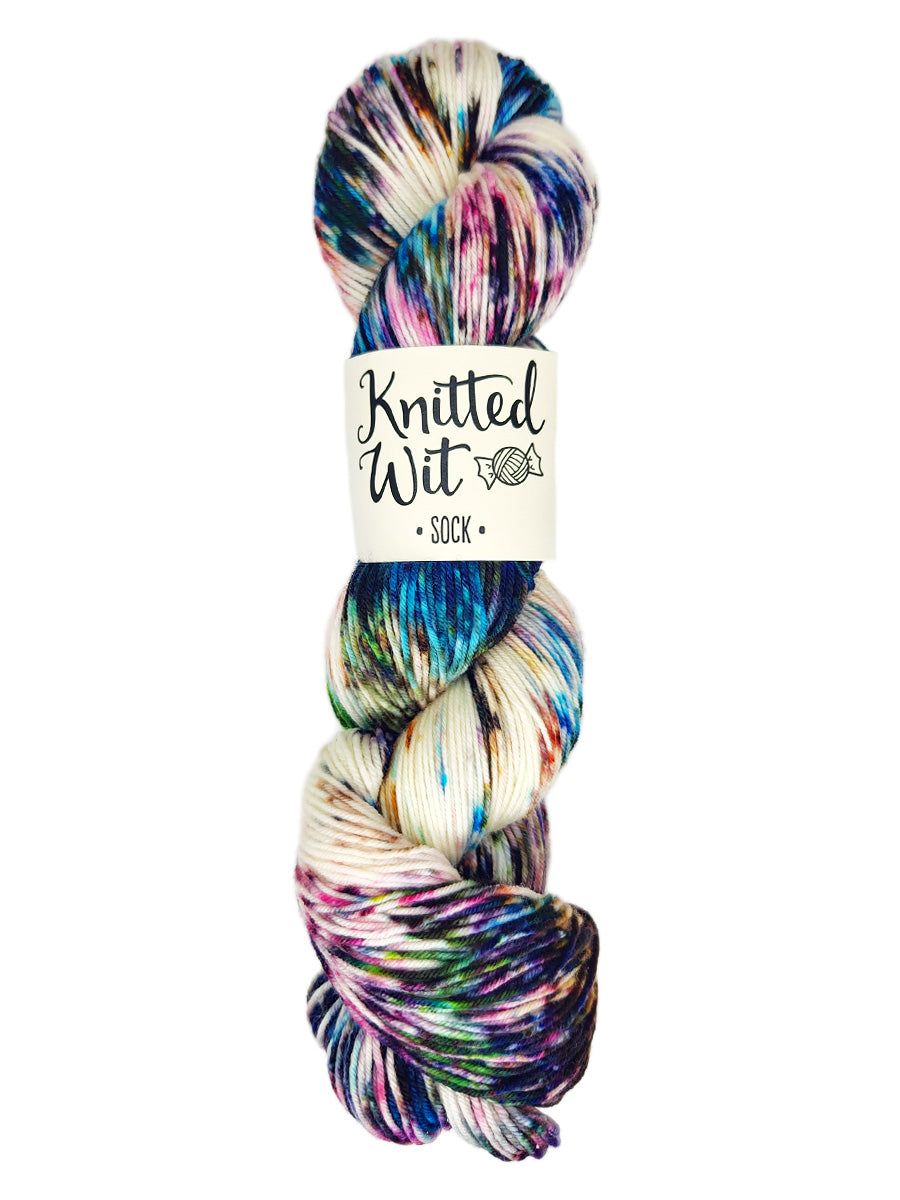Knitted Wit HerStory Yarn color multi