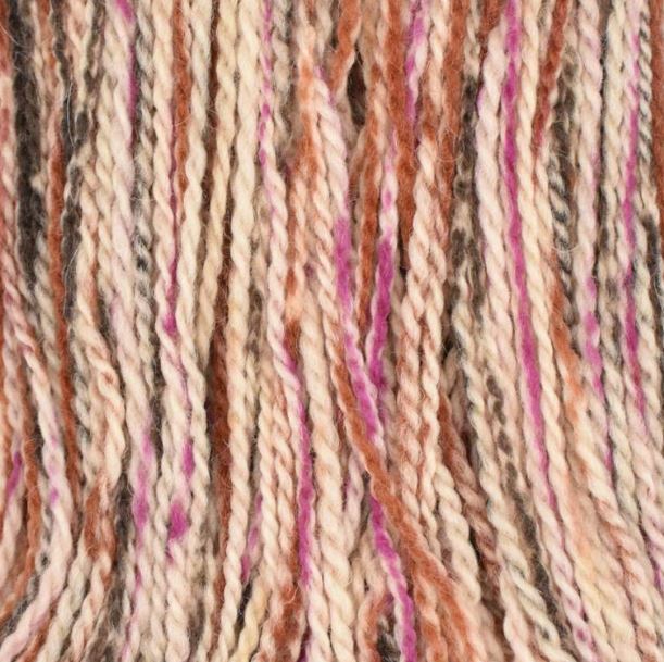 Jody Long Andeamo Lite Painted yarn color pink orange brown 