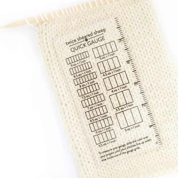 Twice Sheared Sheep: Quick Gauge Ruler