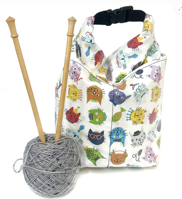 Splash Fabric Roll Up Tall pattern cool cats