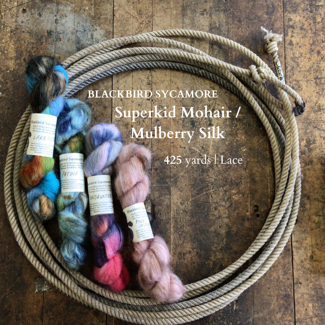 Blackbird Sycamore Superkid Mohair / Mulberry Silk