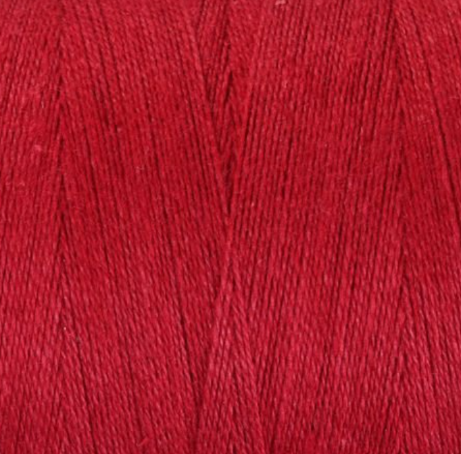 Ashford Cottolin Cotton / Linen Weaving Yarn color red