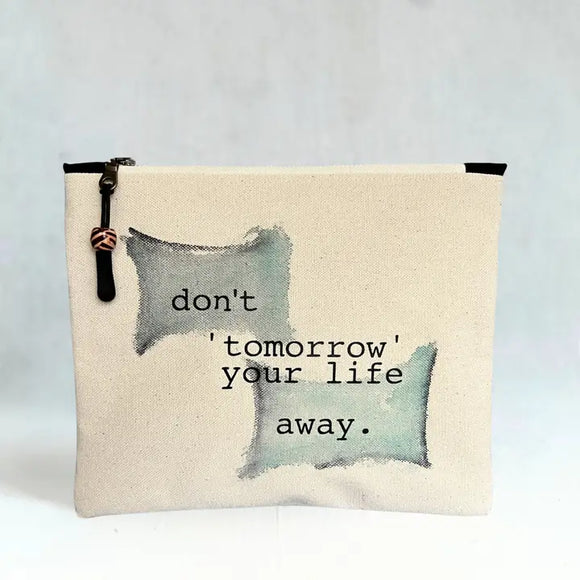Pretty Clever Words - Canvas Zipped Bags