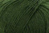 Detailed image of Fonty Moustache Fingering Weight Yarn in the color forest green