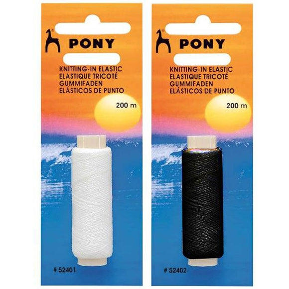 Pony Knitting "in" Elastic