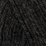 Photo of a heather black sample of Encore Plymouth Yarn