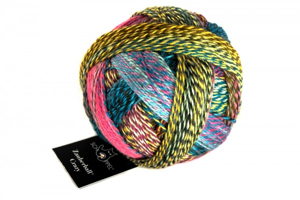 Schoppel Wolle Crazy Zauberball yarn color rainbows