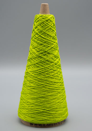 Lunatic Fringe Yarns 10/2 Mercerized Cotton Tubular Spectrum 1.5 oz cone color yellow