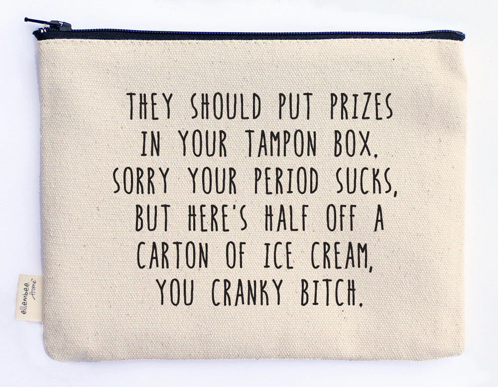 Ellembee Gift Sassy Zipper Pouch tampon box