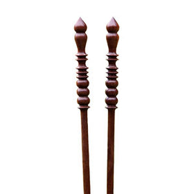 Brittany Walnut Needles - 10" Straight