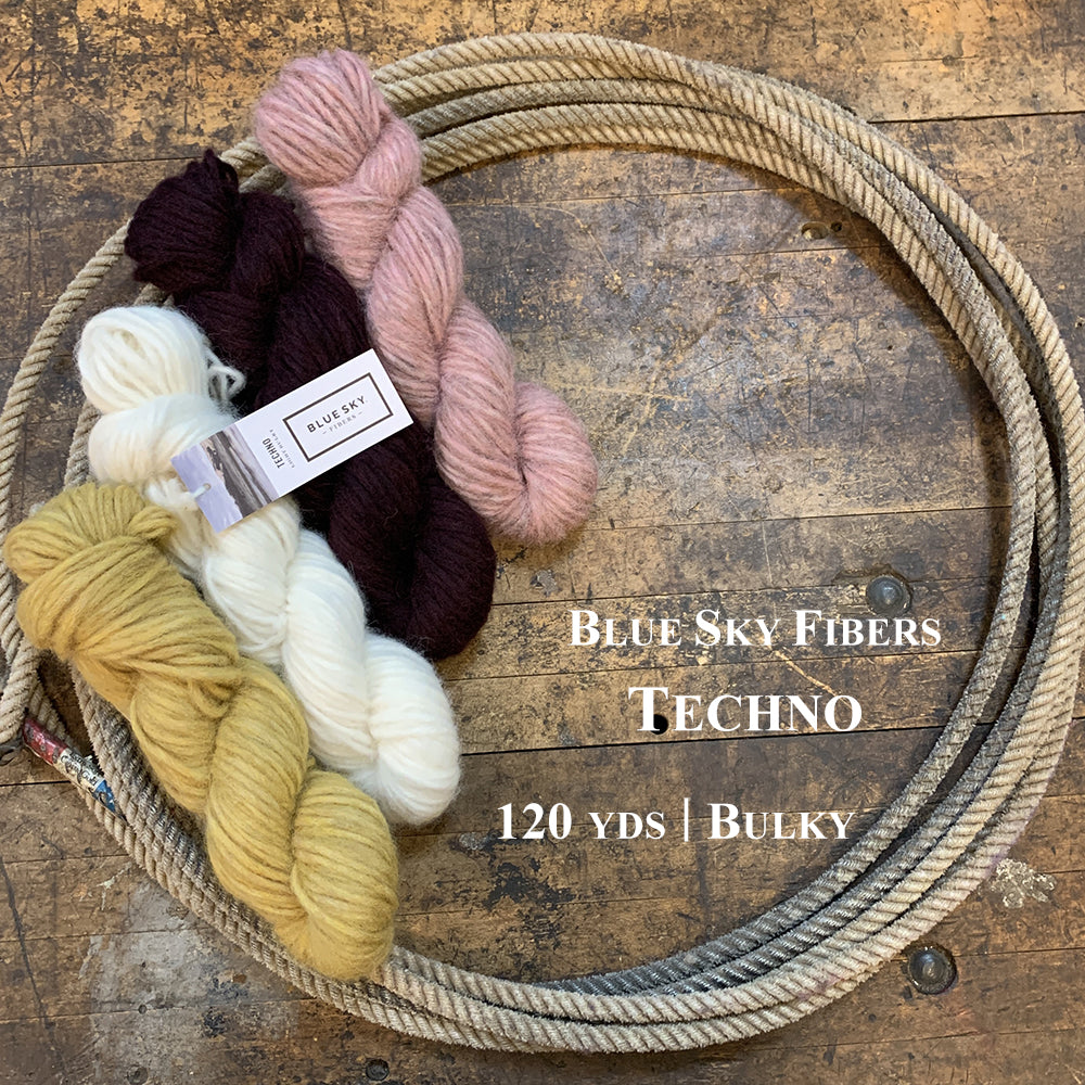 Blue Sky Fibers Techno wool yarn