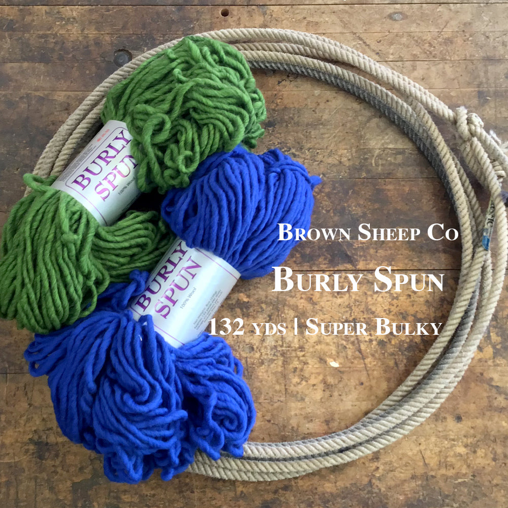 Brown Sheep Burly Spun yarn