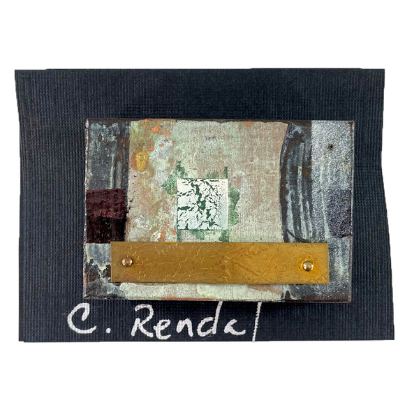 A rectangle shawl pin