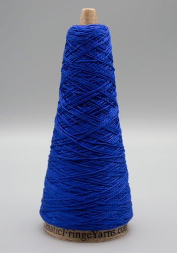 Lunatic Fringe Yarns 10/2 Mercerized Cotton Tubular Spectrum 1.5 oz cone color cobalt