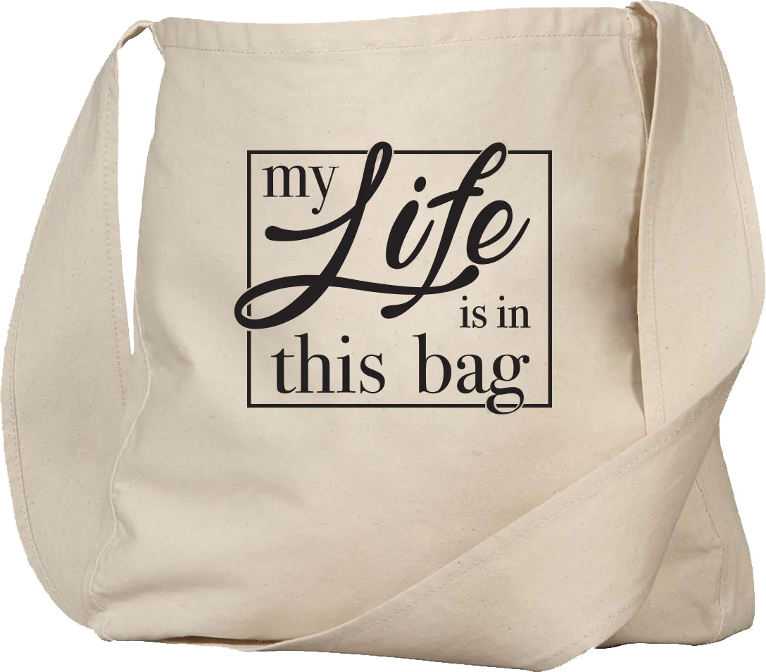Ellembee Gift Tote Bag with Tablet Pocket life bag