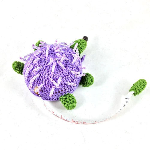 Paradise Crochet Tape Measure hedgehog