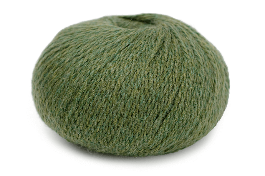 HiKoo Highland Lux yarn color Meadow Green