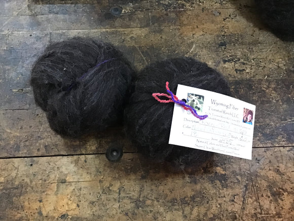 Tronstad Ranch Natural Chocolate Brown Roving