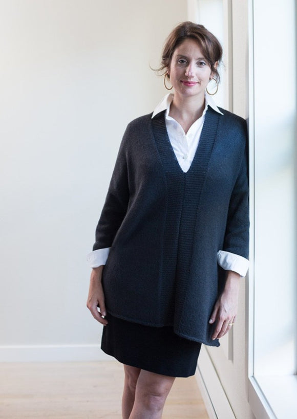 Woman wearing sweater