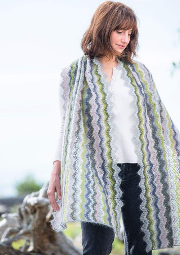 Woman wearing scarf