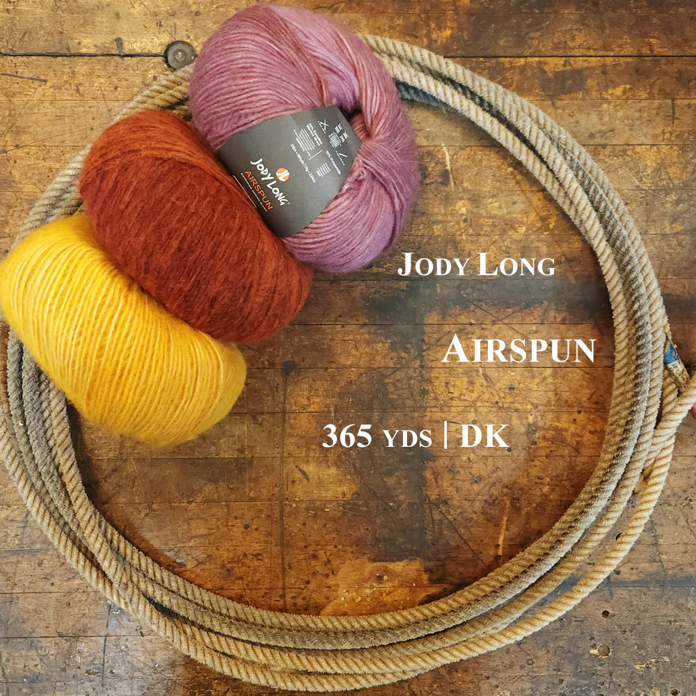 Jody Long Airspun wool yarn