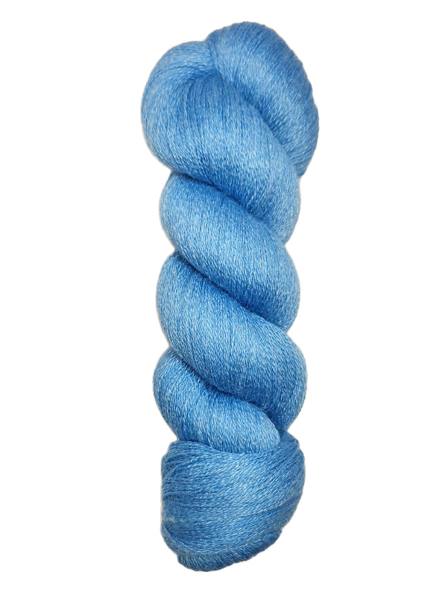 JaggerSpun Zephyr Wool-Silk lace yarn color Agean Blue
