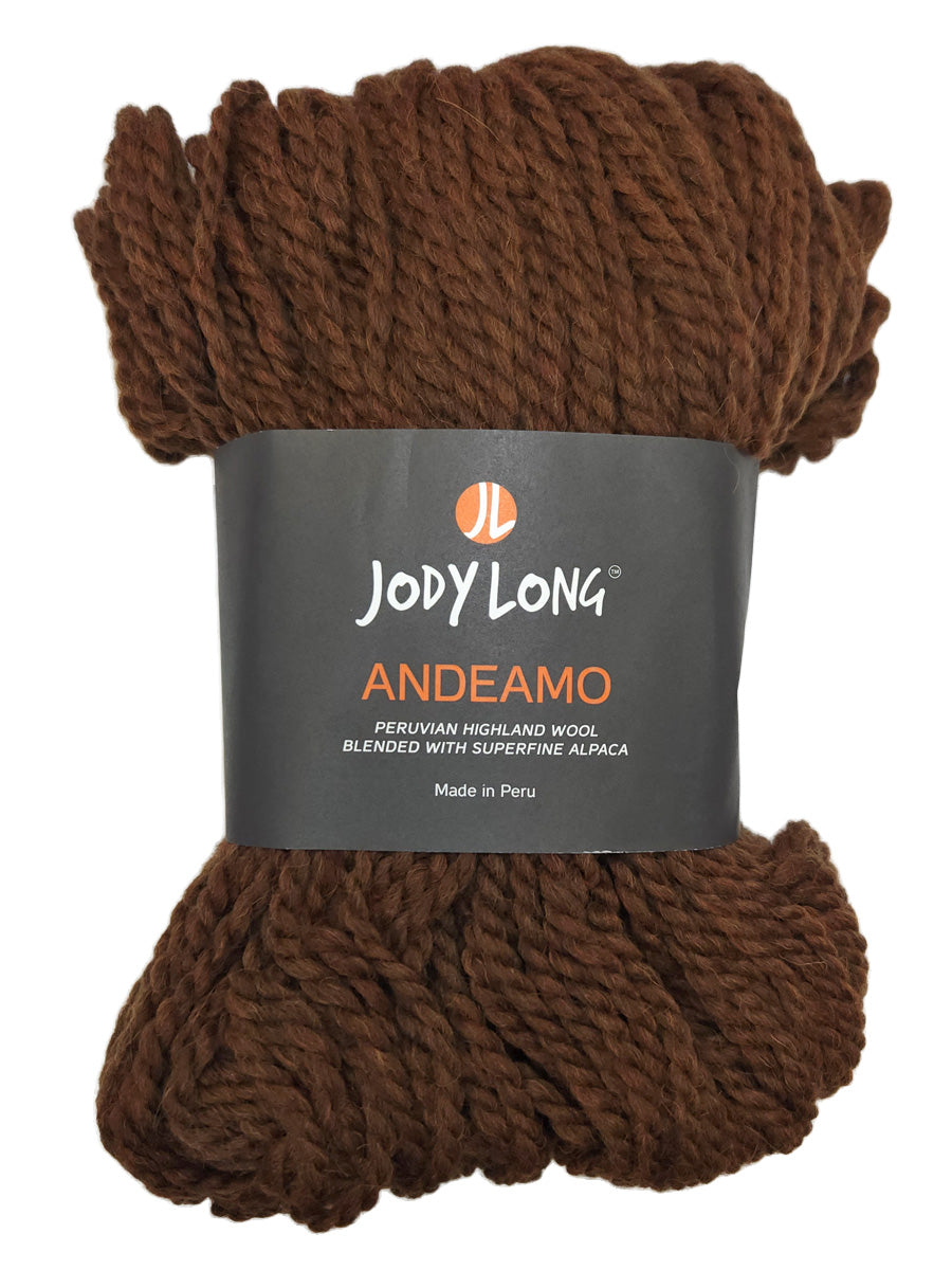 Skein of Jody Long Andeamo Yarn - 003 Chestnut