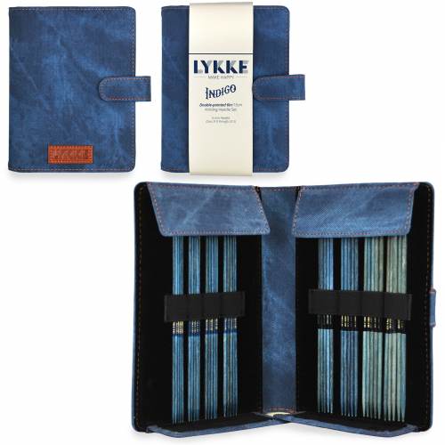 Lykke Indigo double pointed knitting needle set
