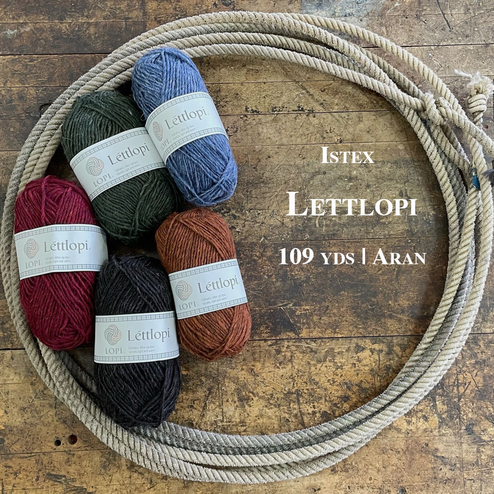 Istex Lettlopi aran weight yarn