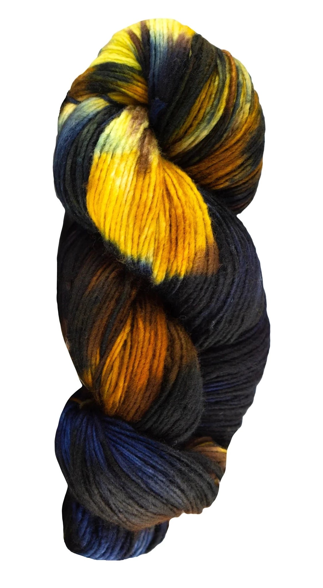 Manos Del Uruguay Maxima yarn color black and yellow