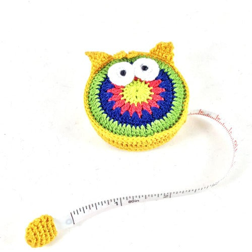 Paradise Crochet Tape Measure owl