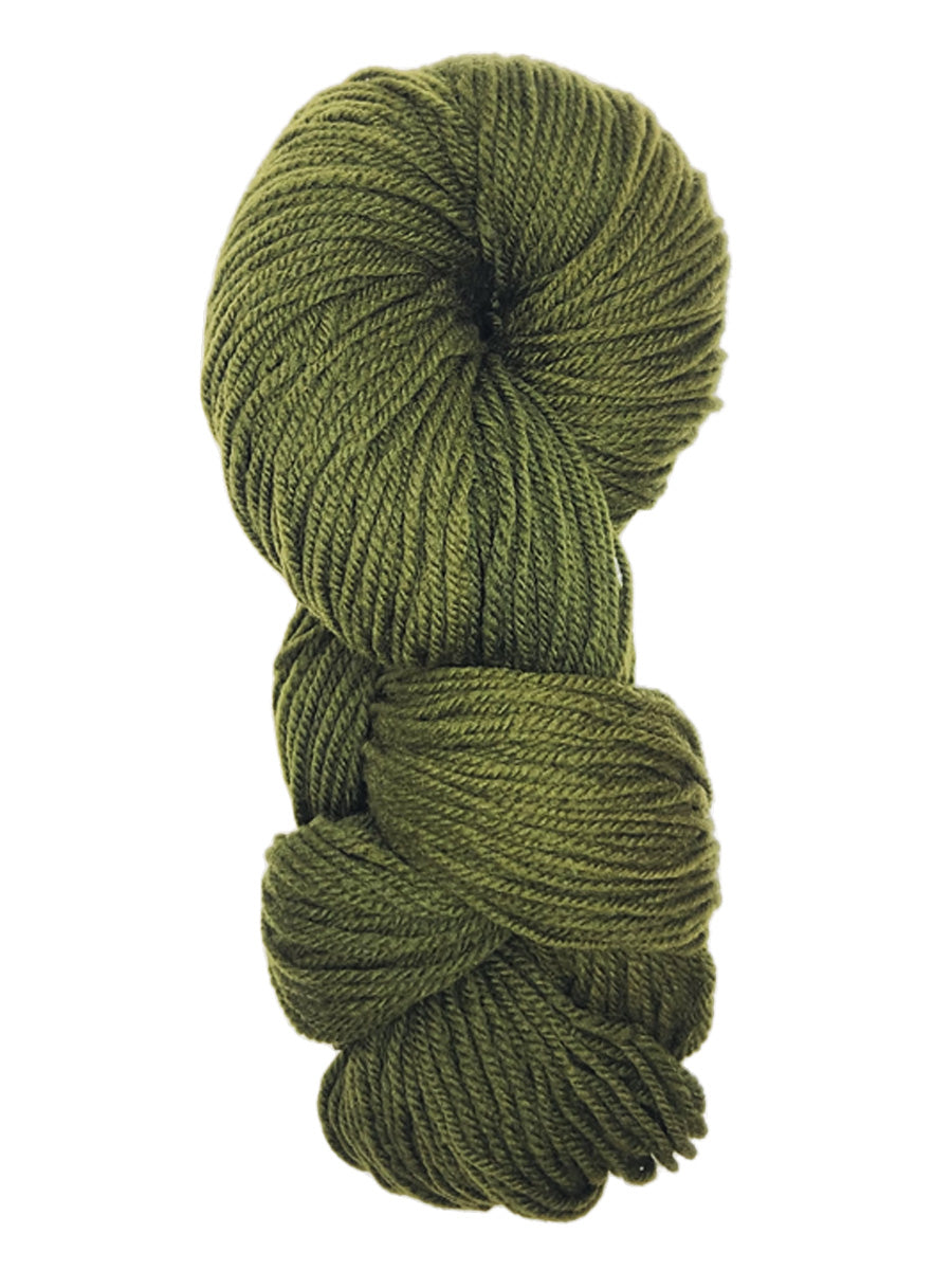 Brown Sheep Prairie Spun DK wool yarn color Mountian Olive