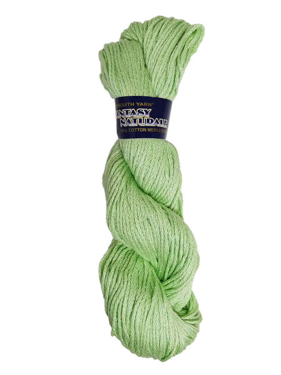 A  photo of light lime green Plymouth Fantasy Naturale yarn