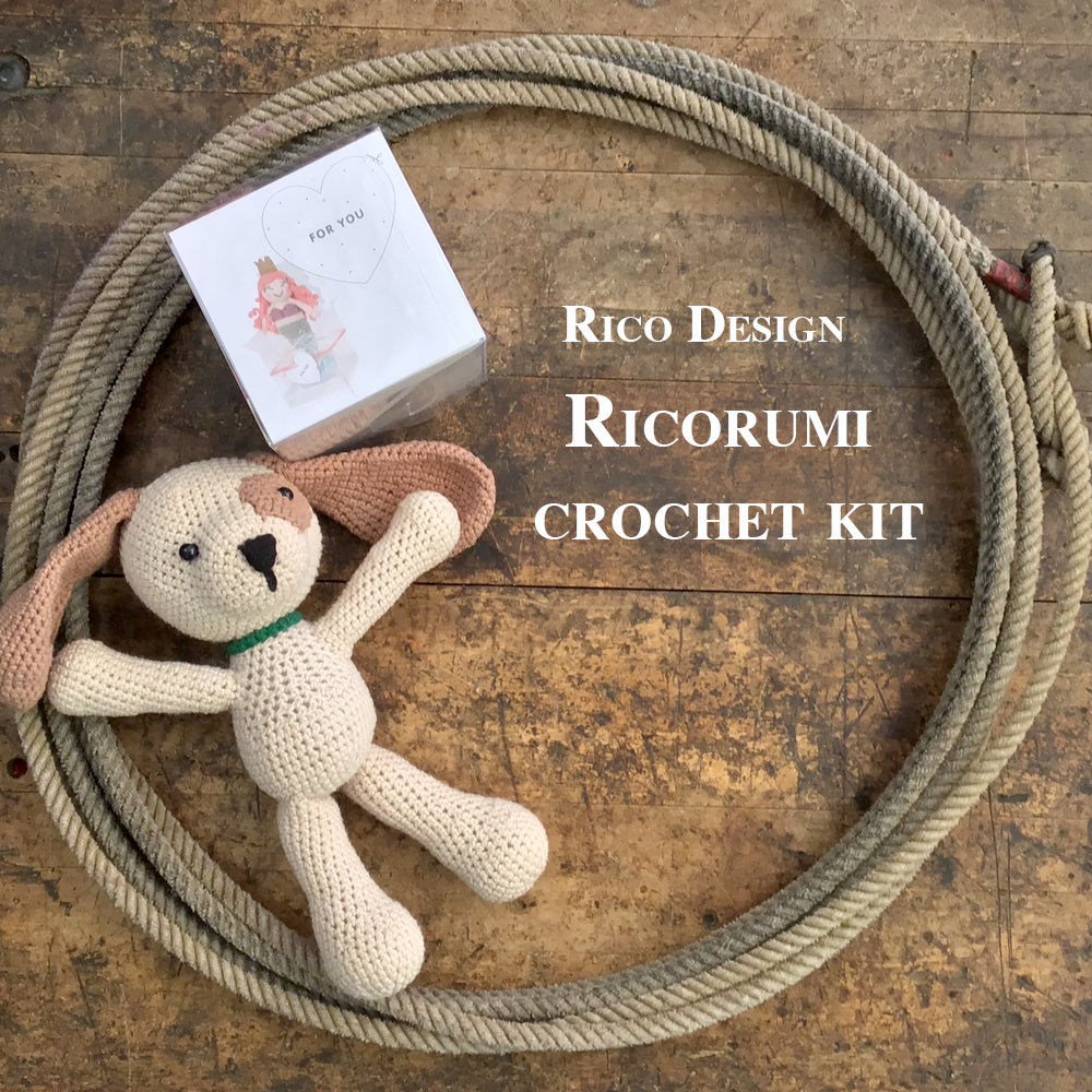 Rico Design Ricorumi Crochet Kit - Cowgirl Yarn Donkey